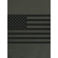 thumbnail image 3 of Gravity Threads Mens USA Flag Sleeve T-Shirt - Dark Grey - Medium, 3 of 3