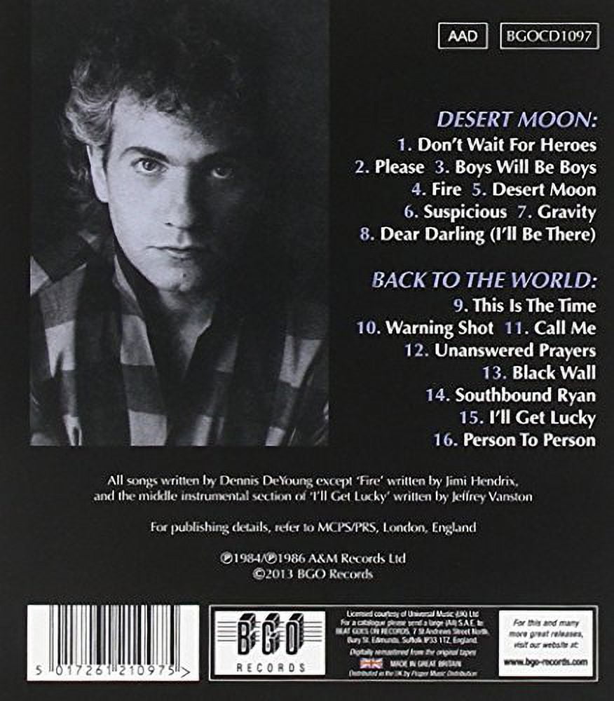 洋楽 Dennis DeYoung desert moon CD 32XB-79 Amazon.co.jp: Desert Moon: ミュージック