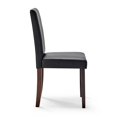 thumbnail image 3 of Prosper Dining Room Set Faux Leather Set of 5 in Cappuccino Black, 3 of 7