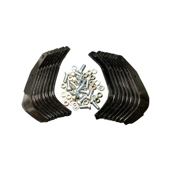 Genuine OEM Cub Cadet Tiller Bolo Tine Kit for Lawn Mowers / Replaces AP6118258, 1901, 1937055, PS12700544 / GW-1901