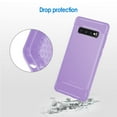 thumbnail image 5 of JETech Slim Fit Case for Samsung Galaxy S10 Plus S10+, Thin Phone Cover with Shock-Absorption and Carbon Fiber Design (Light Purple), 5 of 7