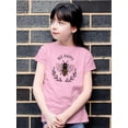 thumbnail image 2 of Bee Happy Nature Garland T-Shirt Juniors -Image by Shutterstock,  x-Small, 2 of 4