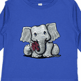 thumbnail image 4 of Inktastic Kiniart Elephant Boys or Girls Long Sleeve Toddler T-Shirt, 4 of 5