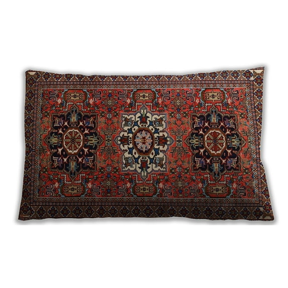 Ahgly Company Indoor Rectangular Traditional Lumbar Throw Pillow, 13 inch by 19 inch