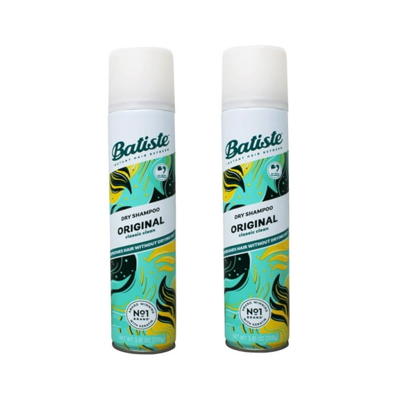 2 Pack - Batiste Dry Shampoo, Clean and Classic, 3.81 Oz Each