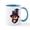 White/Blue Inside, variant on CafePress - Fox Wizard Magic Fantasy - 11 oz Ceramic Mug - Novelty Coffee Tea Cup