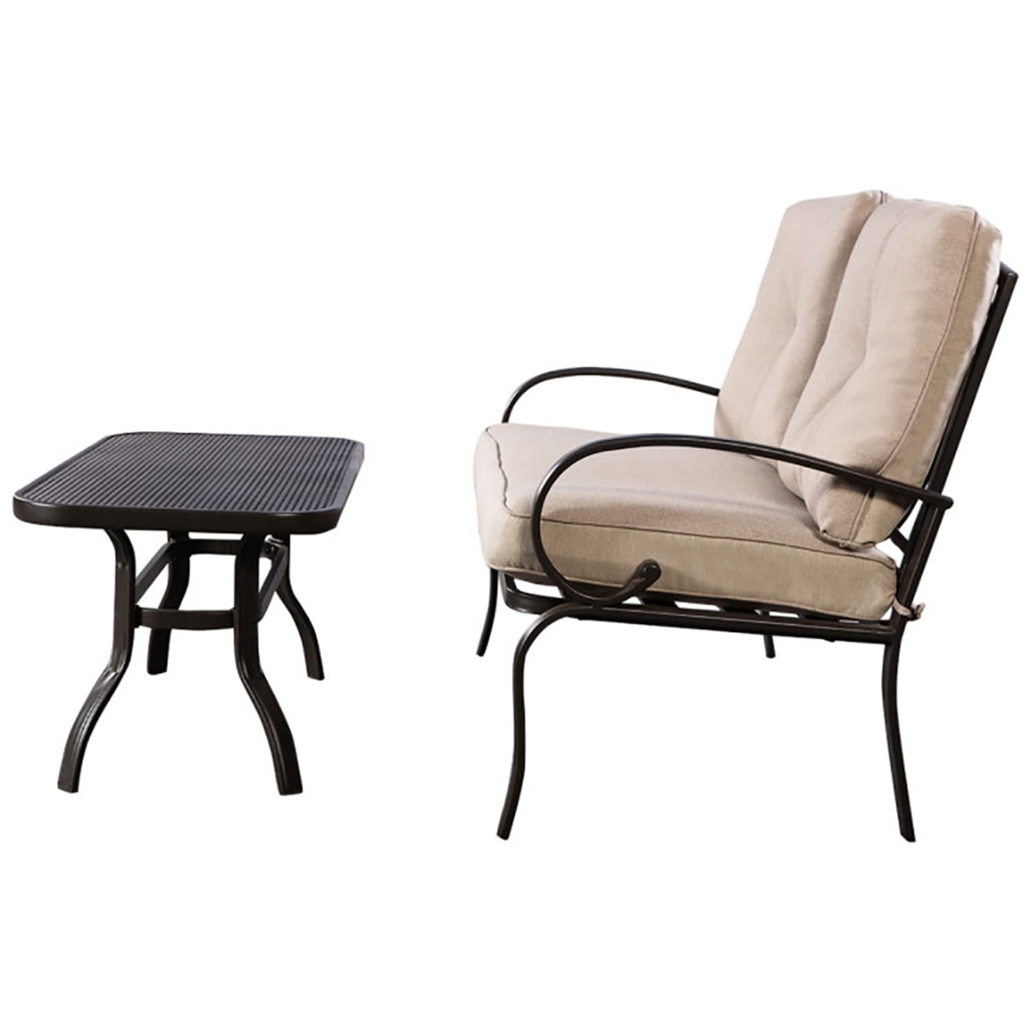Aimee Lii Patio Furniture Set, 2 Pieces Outdoor Patio Wicker Rattan Cushioned Sofa Aimee Lii Patio Furniture Set, 2 Pieces Outdoor Patio Wicker Rattan Cushioned Sofa