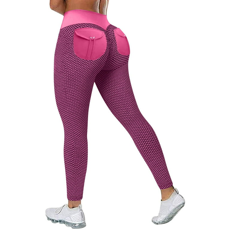 Butt Lift Leggings for Women High Waist Activewear Booty  Workout Leggings for Women Yoga Leggings Tights Purple : Clothing, Shoes &  Jewelry