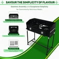thumbnail image 4 of SONRET - Double Burner Propane Outdoor Camping Stove - with Detachable Legs & Wind Panel, 4 of 9