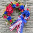 thumbnail image 6 of Huge Memorial Day Savings! Boovnll Patriotic Wreath, 14" Handcrafted Red White Blue Twig Memorial Day Wreath, 4th of July Wreath for Indoor, Front Door, Fireplace, Wall Decor, 4th of July Decorations, 6 of 7