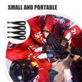 thumbnail image 3 of unbranded 3Pares Para Mentón De Casco De Hockey Negras Con Sencillo En Aluminio Y Poliéster, 3 of 8