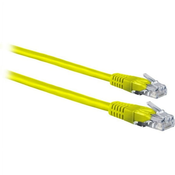 Ativa® Cat 5e Crossover Cable, 10’, Yellow, 26879