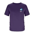 thumbnail image 2 of Eltusu Men's Sports T-Shirts, Crewneck Printed Pullover Summer Tee with Short Sleeve Purple Size 2XL, 2 of 4