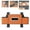 Orange, variant on Multifunctional Car Seat Back Storage Box, Car Seat Back StorageCar Multifunctional Seat Back Waterproof Storage Bag,Car Backseat Organizer Multifunction Leather Interior Storage Bag (Orange)