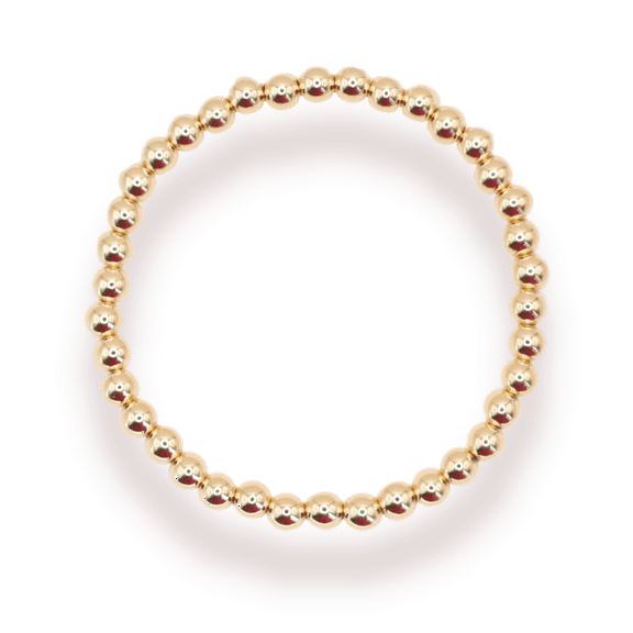 5mm Gold-Filled Beaded Bracelet