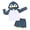 Gray, variant on Toddler Baby Boys Long Sleeve Swimsuit UPF 50+ Sun Protection Beach Swimwear Set for Kids