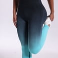 thumbnail image 3 of MKLEKYY Leggings deportivos ajustados de secado rápido para mujer, de cintura alta, sin costuras, para correr y fitness, para yoga, 3 of 4