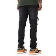 thumbnail image 3 of KDNK Men Camo Patched Jeans (Black), 3 of 4