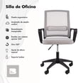 thumbnail image 2 of Set 2 Sillas De Escritorio Ergonomica Para Oficina Giratoria gris, 2 of 9