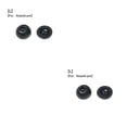 thumbnail image 2 of crativent Noise Isolate Ear Tips for Replacement Earbuds Cover Protective Earphone Earplugs For black L 2Set, 2 of 6