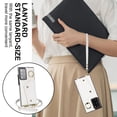 thumbnail image 2 of Allytechgroup Wallet Case for Samsung Galaxy Note 20, RFID Blocking Crossbody Shoulder Strap Hand Wrist Cards Holder Ring Stand Bumper Drop Protection Phone Case for Girls Women, White, 2 of 9