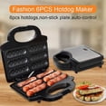 thumbnail image 3 of Quick Cooking Panini Press, Nonstick Surface Sandwich Maker with Indicator Light, Perfect for Fast and Tasty Meals, Compact Portable Design for, 3 of 5