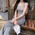 thumbnail image 3 of Women’s Y2K Rhinestone Letter Tank Top, Slim Fit Sleeveless Camisole, Stretch Casual Layering Top, 3 of 9