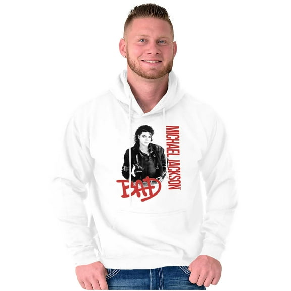 Michael Jackson Bad Music Album Cover Hoodie Sweatshirt Women Men Brisco Brands S