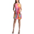 thumbnail image 2 of Women's Sleeveless Loose Watercolor Dresses T Shirt Tank Casual Short Dress with Pockets, 2 of 3