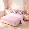 thumbnail image 3 of meiyoeat Pink Rustic Camouflage 7 Pieces Full Size Bedding Sets,Western Cowgirl Boots Print Full Size Bed in a Bag For Girl,Pink Reversible, 3 of 7