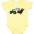 thumbnail image 3 of Inktastic Plaid Christmas Tractor With Cute Reindeer Boys or Girls Baby Bodysuit, 3 of 5