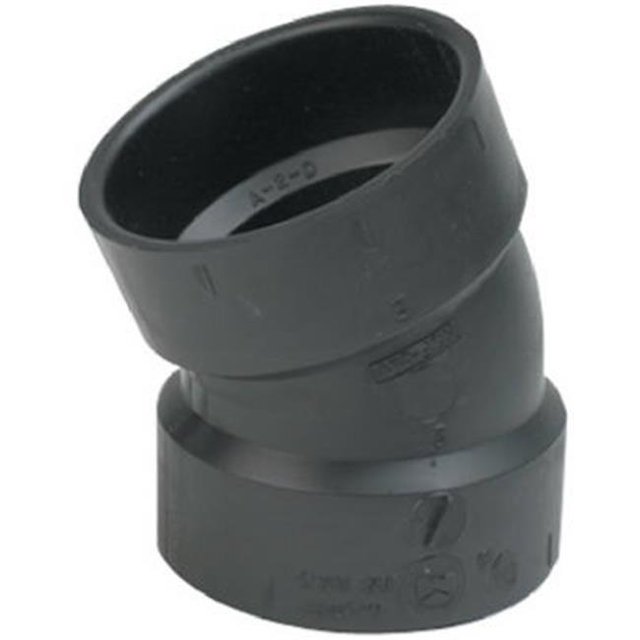 Mueller Industries 02983H ABS & DWV Ell, Hub x Hub - 4 in
