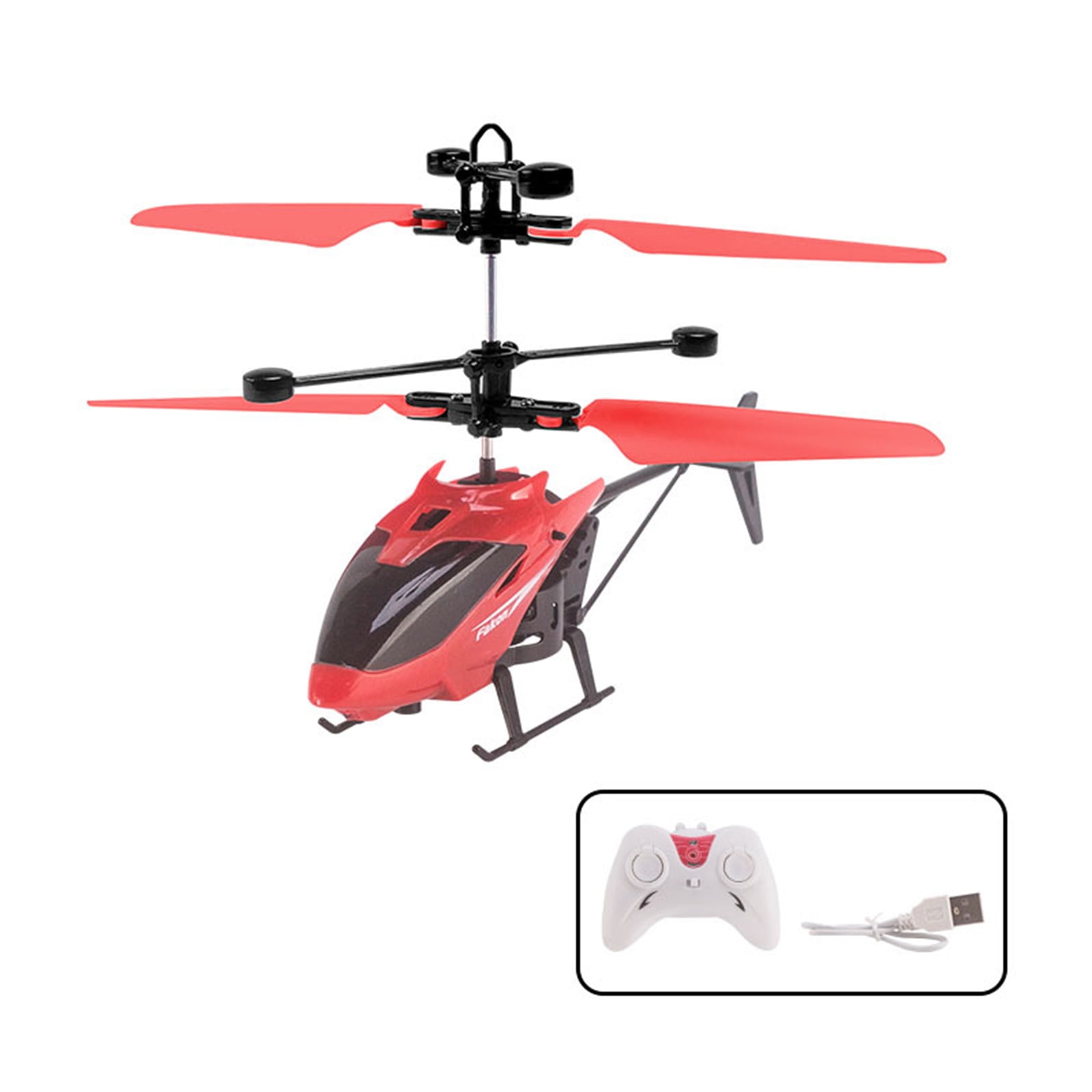 Mini Quadcopter Remote Controlled Drone Helicopter RC Toy Beginner Hover RED 