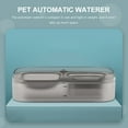 thumbnail image 4 of FUEENIRVA Water Bowl For Cats No Spilling Pet Water Dispenser Plastic With Anti-overturning Design 1Set, 4 of 8