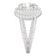 thumbnail image 5 of 2.94 CTW DEW Round Moissanite Halo Engagement Ring in 14K White Gold, 5 of 7