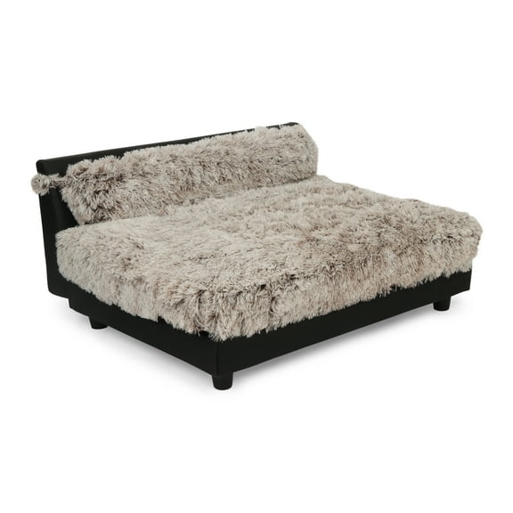 Club Nine Pets Roma Orthopedic Dog Bed, Elevated, Large, Brown.