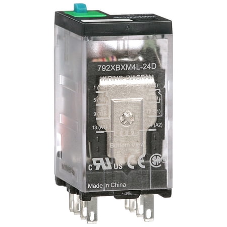 Schneider Electric GeneralPurpose Relay  24VDC  DPDT  8Pins 792XBXM4L-24D price history on PriceWatchPro