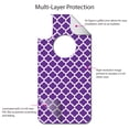 thumbnail image 4 of DistinctInk Custom SKIN / DECAL compatible with OtterBox Commuter for iPhone XS MAX (6.5" Screen) - Purple White Moroccan Lattice, 4 of 5