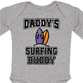 thumbnail image 4 of Inktastic Daddy Surfing Buddy Kids Surfer Boys or Girls Long Sleeve Baby Bodysuit, 4 of 5