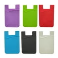thumbnail image 3 of Essen Smart Silicone Mobile Phone Wallet Card Stick On Cash Credit Card Holder Pouch, 3 of 7