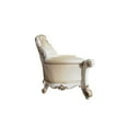 thumbnail image 3 of ACME Vendome Loveseat with 3 Pillows in Champagne PU & Antique Pearl Finsih, 3 of 5
