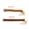 thumbnail image 3 of Bird Perch Nature Wood Stand for Parrots Conure Supplies Budgies Grinding Scratcher for Small Medium Parrot Rack Toy, 3 of 4