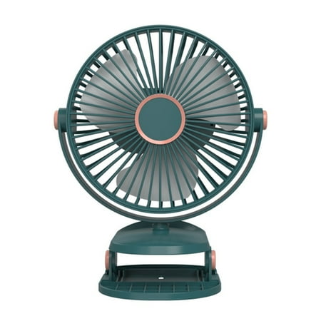 

USB Clip on Fan Mini Portable Clip Fan 360Degree Rotation Strong Wind Desktop Cooling Fan Summer Air Cooler Fan