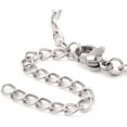 thumbnail image 3 of 10 pulseras de cadena de acero inoxidable 304 para hombre y mujer, pulseras de metal de colores, accesorios de joyería, 3 of 3
