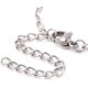 thumbnail image 3 of 10 pulseras de cadena de acero inoxidable 304 para hombre y mujer, pulseras de metal de colores, accesorios de joyería, 3 of 3