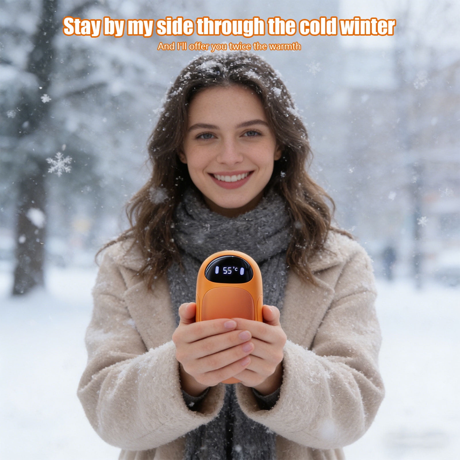 Portable USB Rechargeable Hand Warmer With Detachable Design Ensuring Quick Heat Up And Comfort In Various Setting
