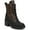 Brown Synthetic, variant on Franco Sarto Womens Dizzy Faux Leather Lace Up Winter & Snow Boots