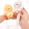 thumbnail image 3 of Mini Fan Watch, Wearable Watch Fan Duckling Shape With 3.7V 500mAh Lithium Battery For Birthday Gift White, 3 of 8