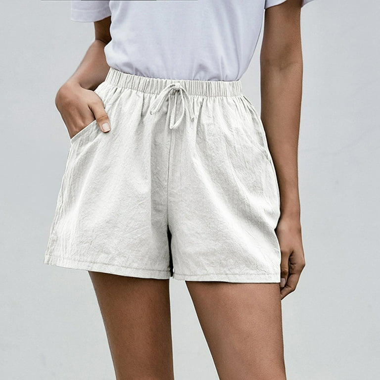 Walmart white deals shorts womens