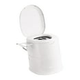 thumbnail image 2 of BotaniNest Portable Indoor Outdoor Commode W/Detachable Inner Removable Paper Holder Included Brush & Trash Lightweight Compact For Camping Boat Van Emergency, 2 of 4
